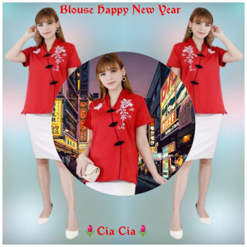 Cheongsam Atasan IMLEK /PESTA Wanita