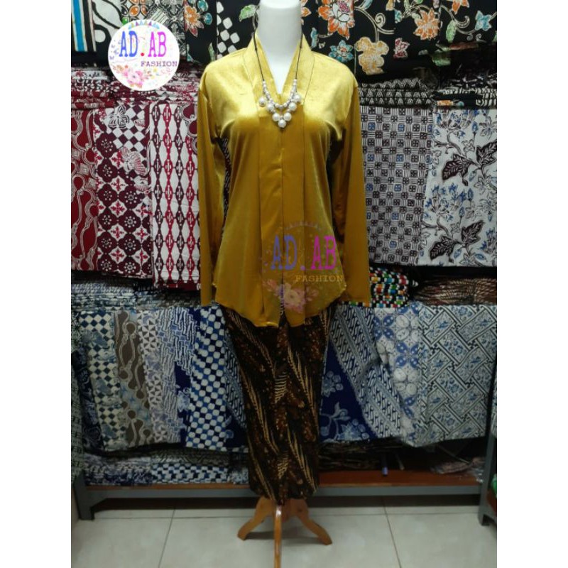 KEBAYA BLUDRU POLOS KUTU KARTINI