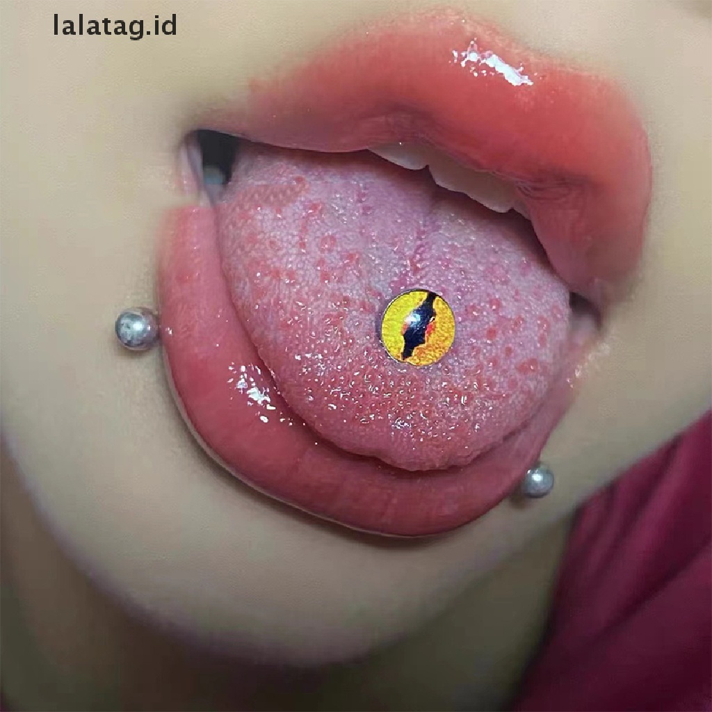 [lalatag] Titanium Steel Colorful Tongue Nails Piercing Body Studs Piercing Body Jewelry [ID]