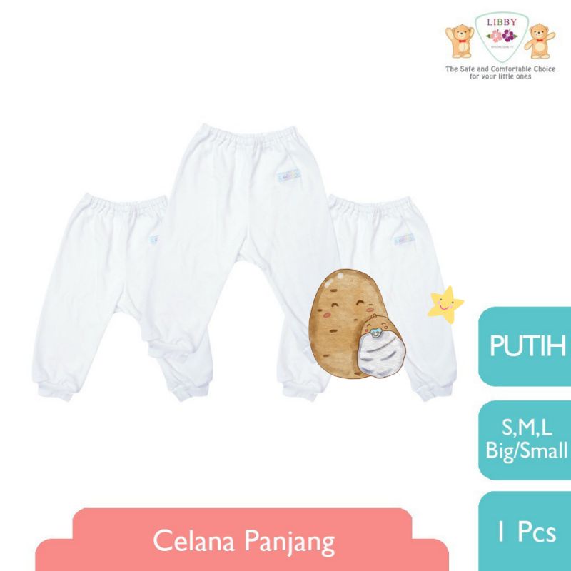 Libby Celana Panjang Putih Anak