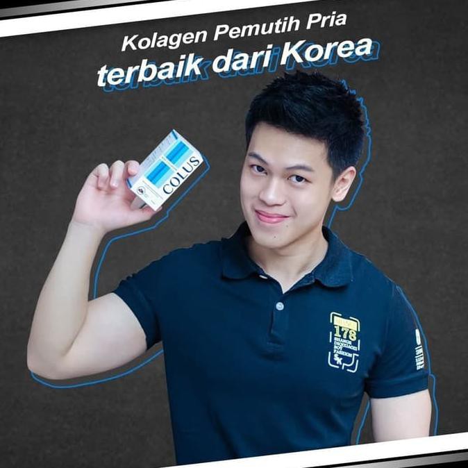OPEN DS Colus Men Collagen "Suplemen Pemutih Kulit untuk Pria"