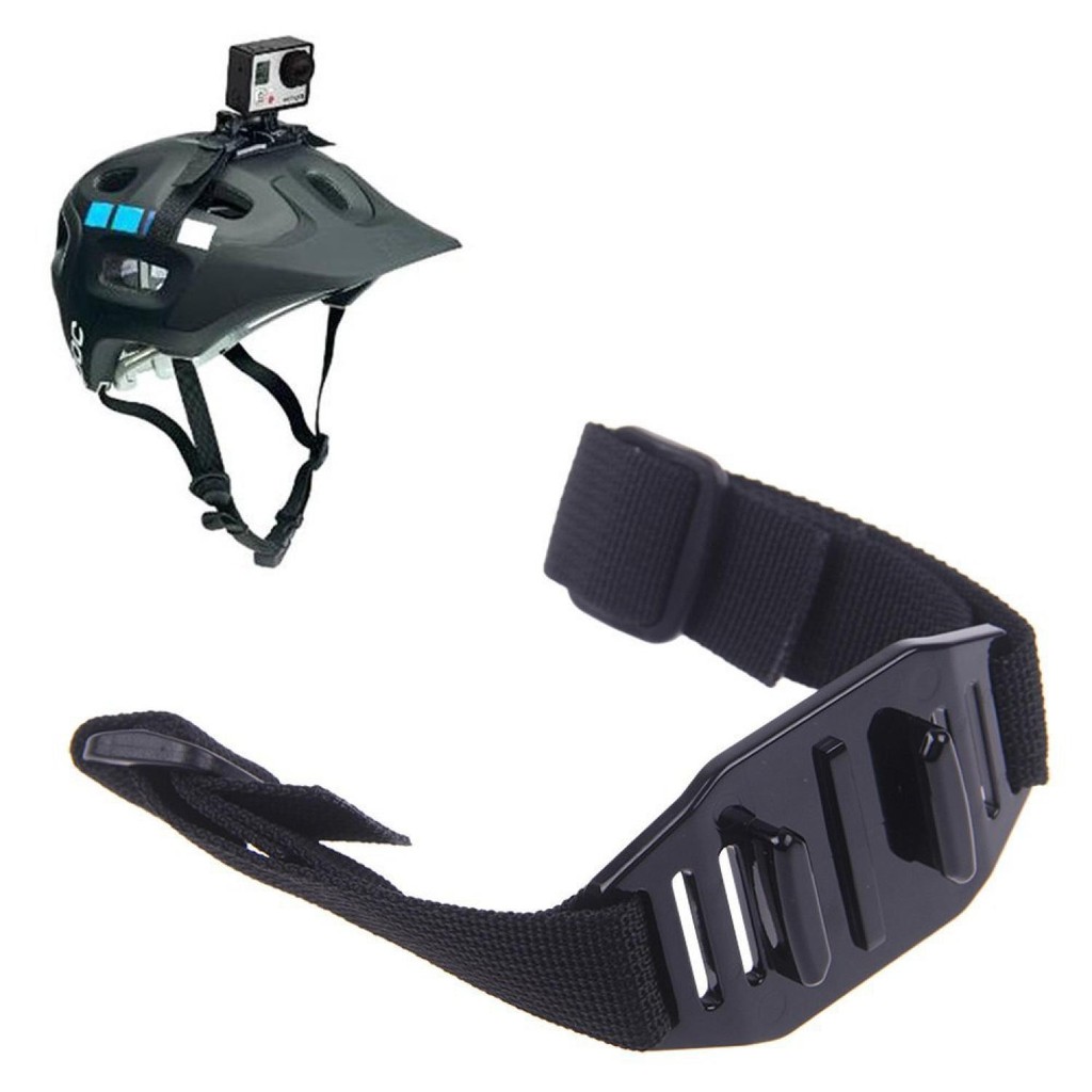 ª802 Helmet Strap Mount Kamera Xiaomi Yi 2 4K Murah Strap Mounting Camera Gopro Helm