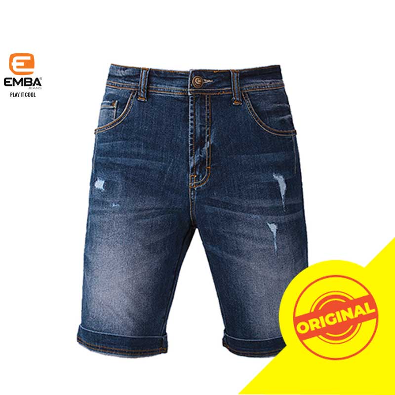 Emba Jeans Celana Pendek Pria Harland-6330440120