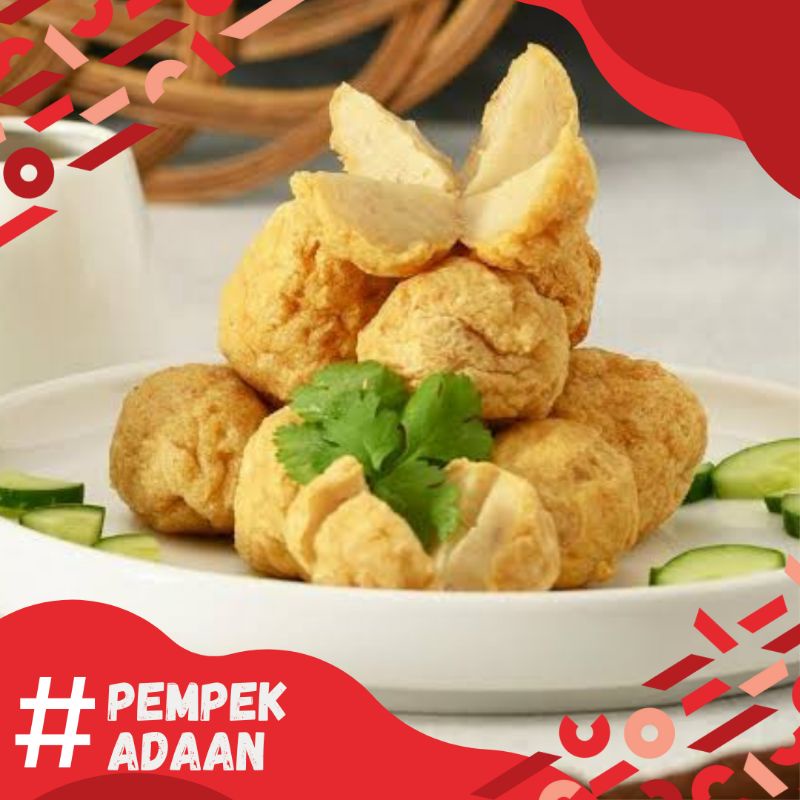 

PEMPEK ADAAN MAKANAN KHAS ASLI PALEMBANG MPEK MPEK FROZEN FOOD ISI 10 PCS