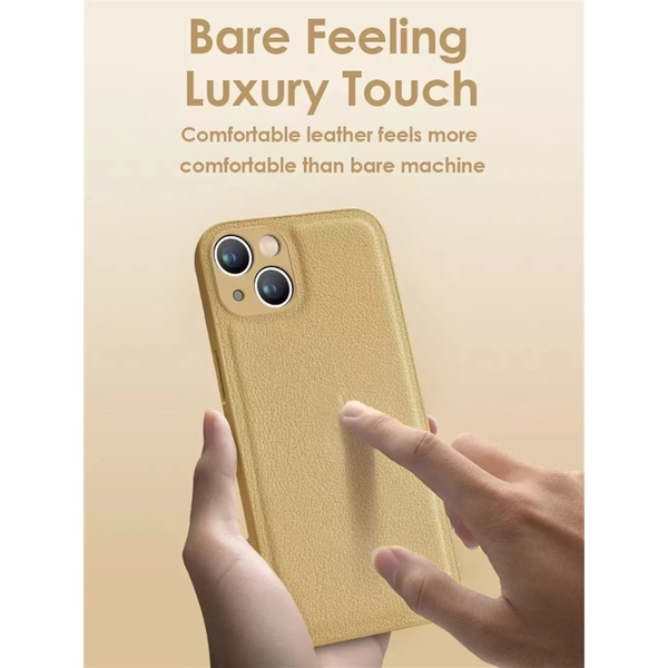 premium leather square case iphone 12 13 pro max