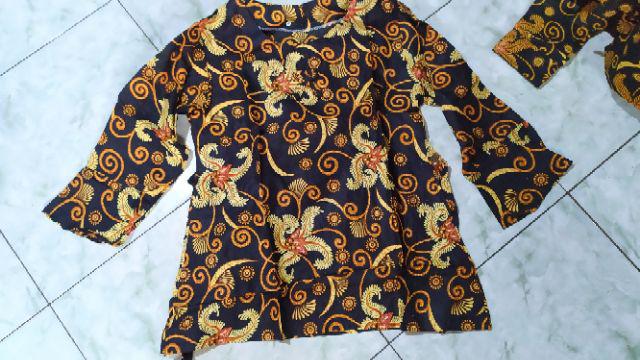 Atasan Batik Dolby Dolbi Dobby Doby Tenun Sutra Tulis Halus Katun Atbm Baron ,sarombit Atasan