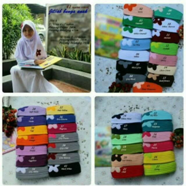 Jilbab anak vania 1kodi