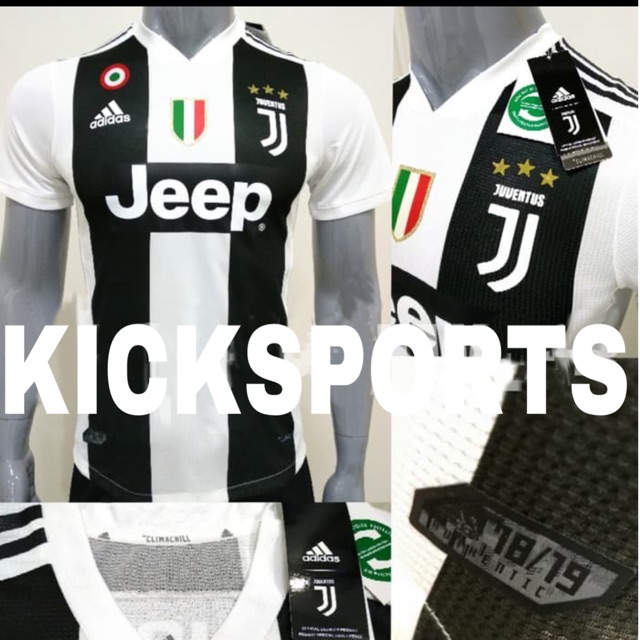 Jersey Bola Juventus Home Adizero 2018-2019 Grade Ori