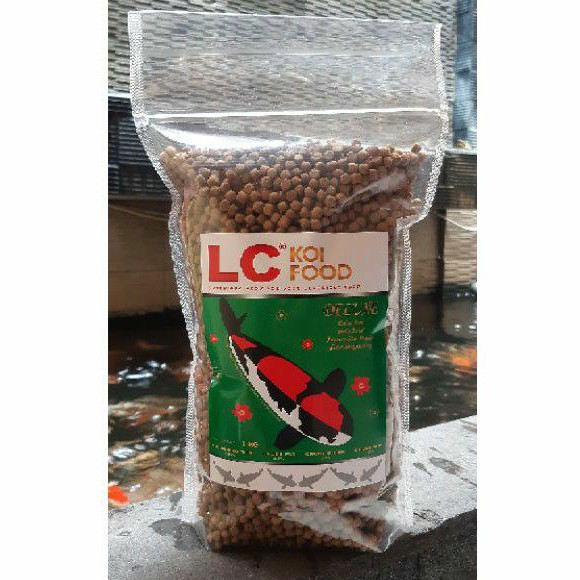 Repack 1kg Termurah Pakan Ikan Koi LC Koi Food Deluxe - Mutiara Koi Semarang