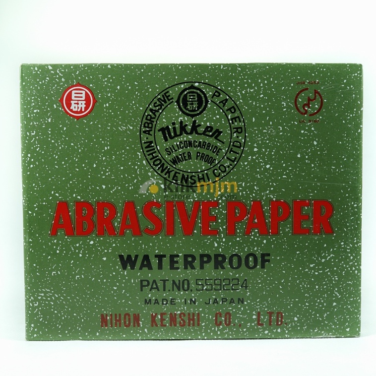 AMPLAS KERTAS NIKKEN / Amplas Air / Abrasive Paper Waterproof Merk Nikken / Amplas Nikken Grid # 60 80 100 120 150 180 220 240 320 360 400 600 800 1000 1500