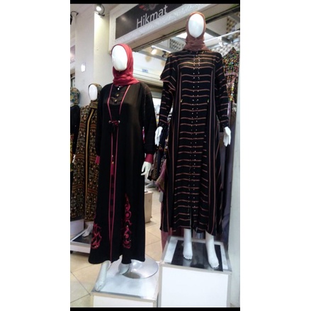 Terbaru Abaya Hikmat A6619 Original