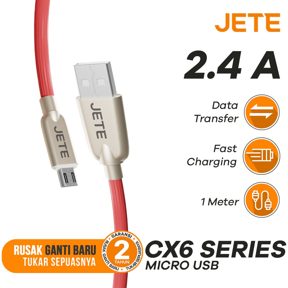 Kabel USB Micro Fast Charging JETE CX6