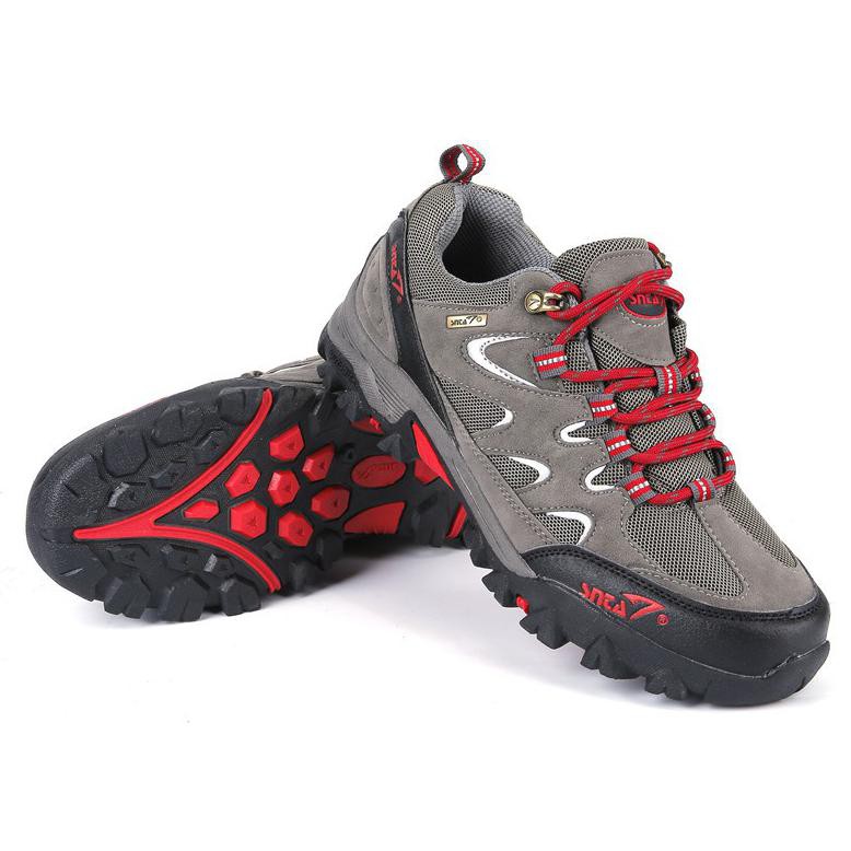 Jual Hiking Shoes Snta 433 Grey Red Sepatu Gunung Snta Pendek Original Best Price