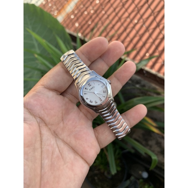Jam Tangan Wanita Ebel E9087F21 Swiss Made Original Stainless Steel
