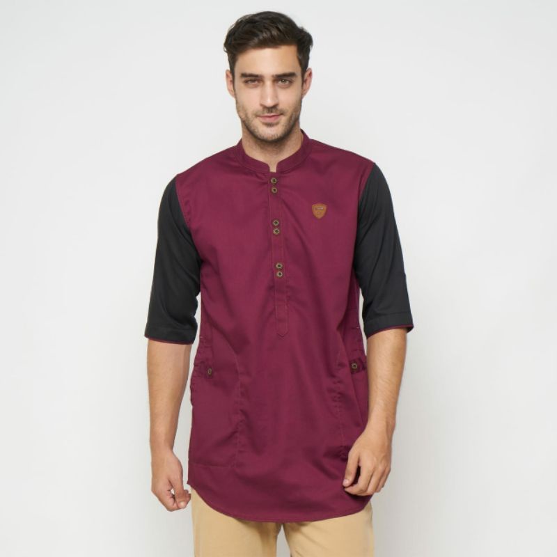 koko pria Qoswa terbaru - koko reglan kurta Qoswa premium