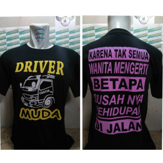 Kaos murah / kaos driver muda / driver muda/CANTER MANIA / KAOS TRUCK