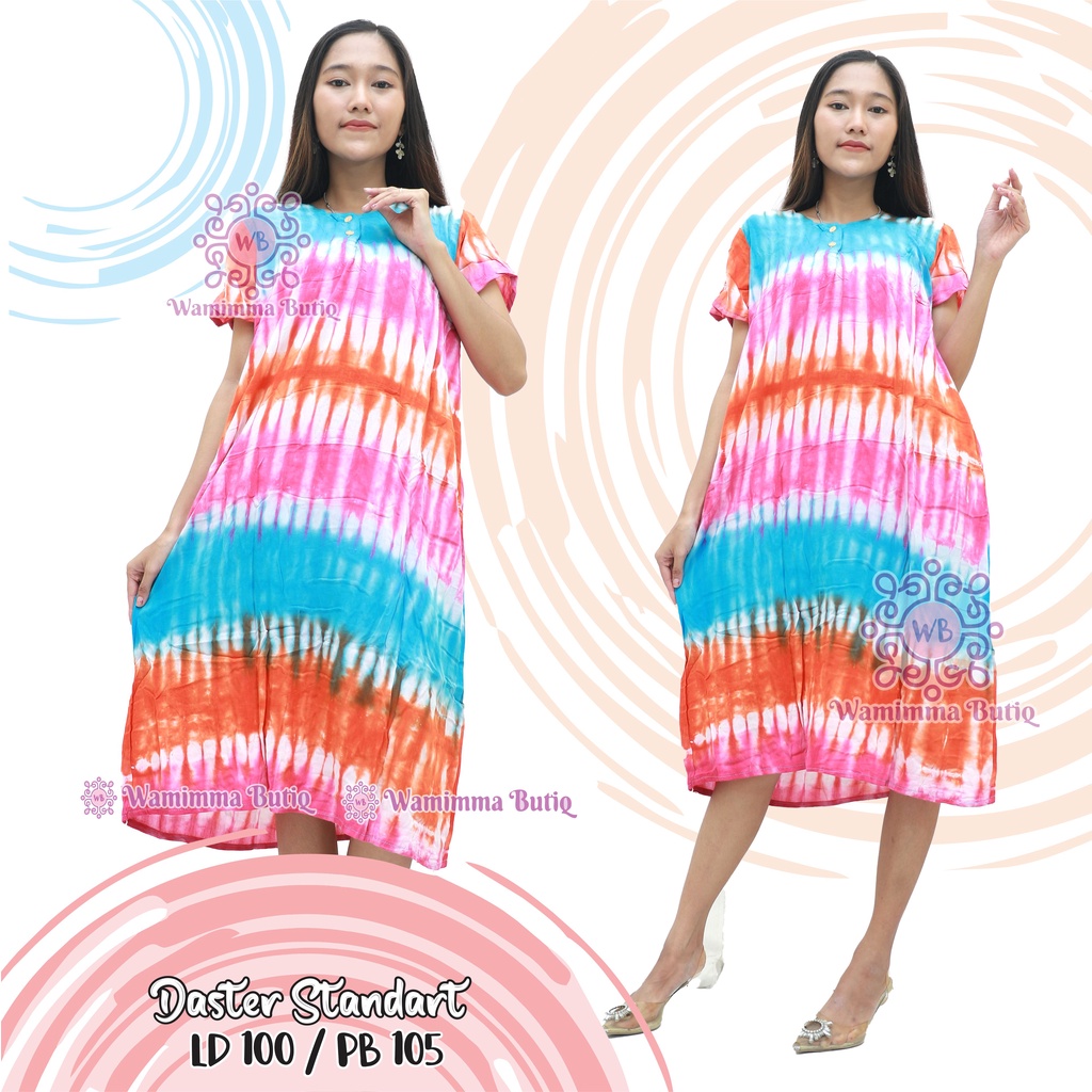 Daster Batik Murah Baju Tidur Batik Murah Adem Nyaman Daster Batik Pekalongan Daster Yukensi-Pelangi3-BPO