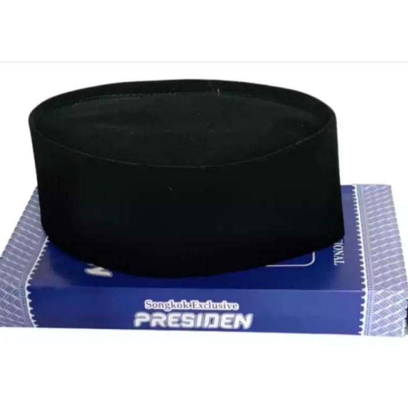 peci songkok kopiah/peci hitam polos berkualitas