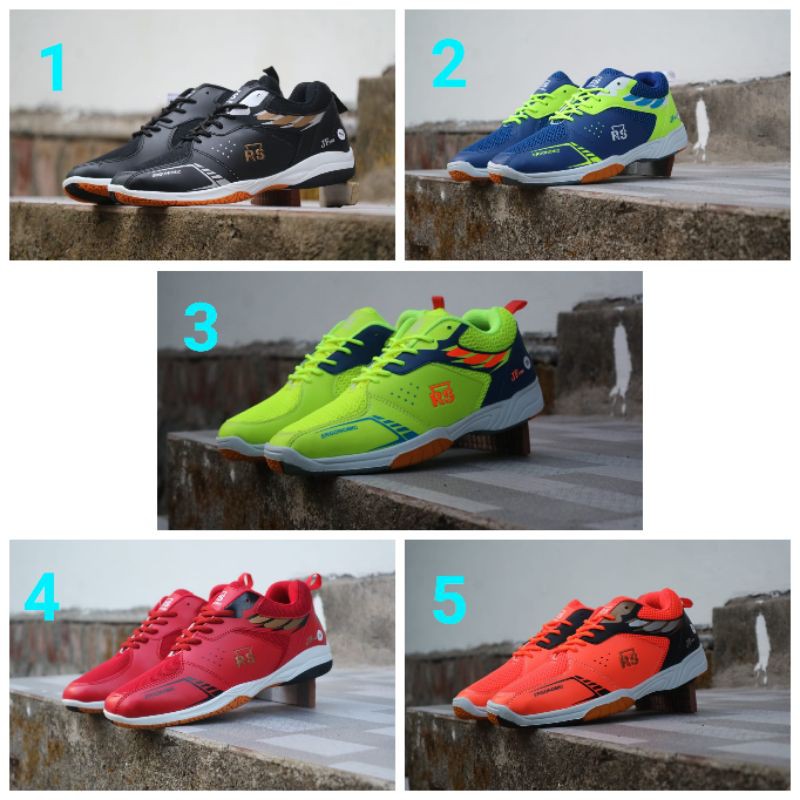 sepatu sport badminton RS grade ori/sepatu olahraga pria/sepatu pria
