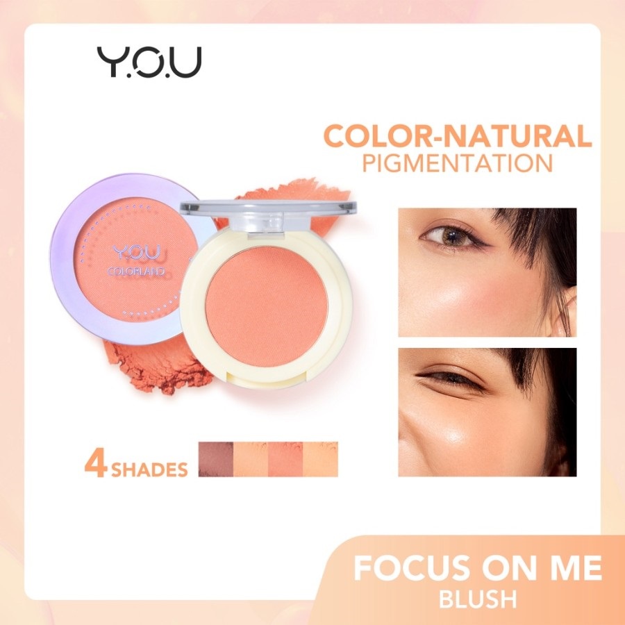 ★ BB ★Y.O.U Colorland Focus On Me Blush - YOU Blush On