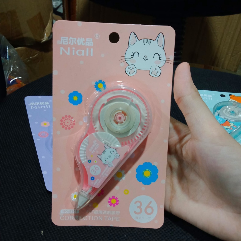 CORRECTION TAPE karakter lucu Tip Ex kertas roll