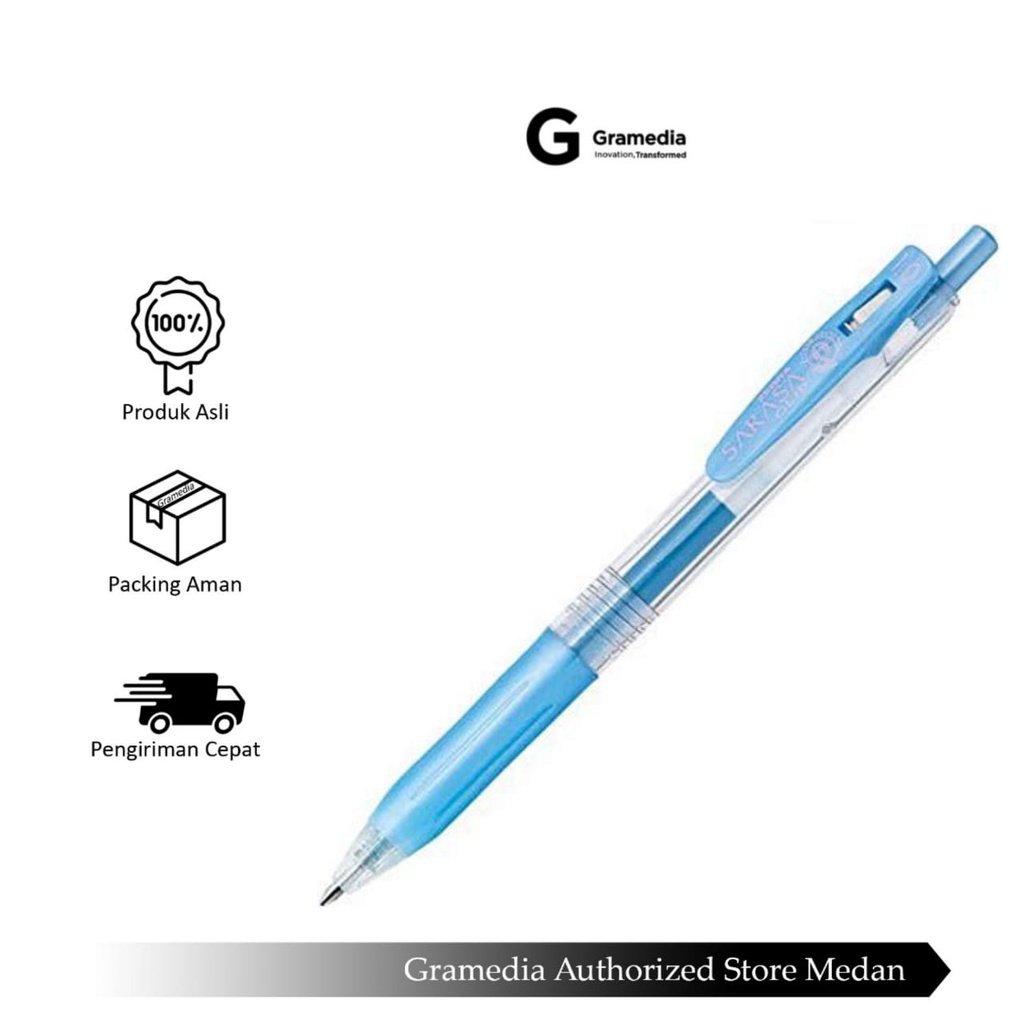 

Gramedia Medan - ZEBRA SARASA CLIP 1.0 SHINY S BLUE