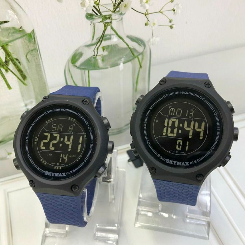 Jam Tangan Couple Jam tangan original SKYMAX bisa bayar ditempat (COD)