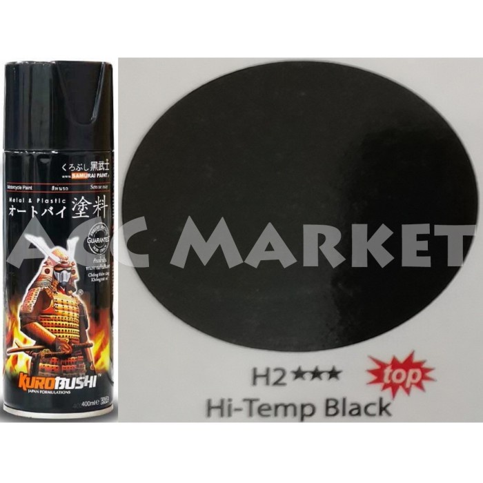 Pilox Samurai Pilok Pylox Anti Panas Hitam High Temp Black H2