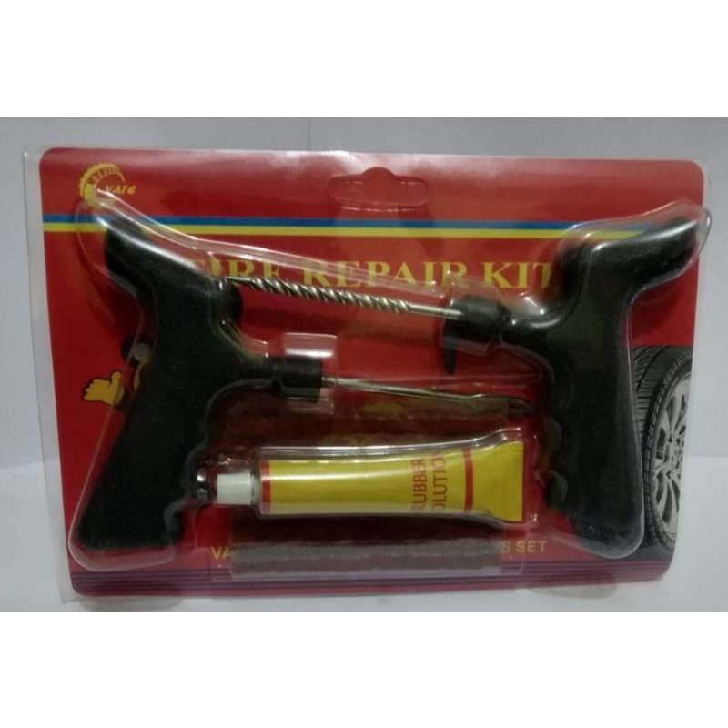 ALAT TAMBAL BAN TUBLESS 1 SET TOOL REPAIR TIRE MOTOR DAN MOBIL