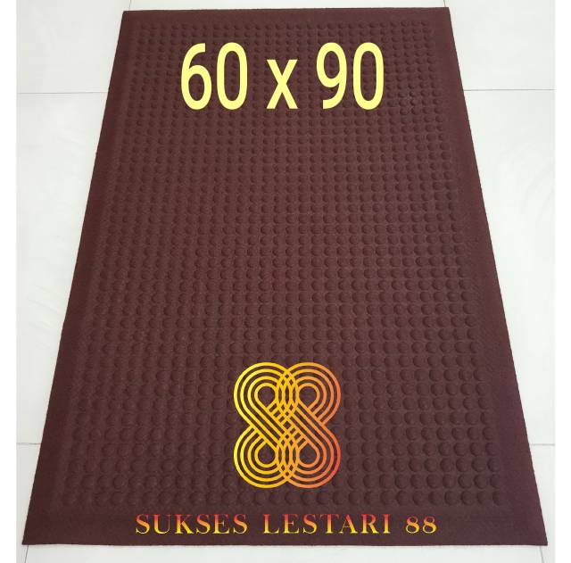 Keset Karpet Karet Anti Slip Bludru 60 x 90 RCM