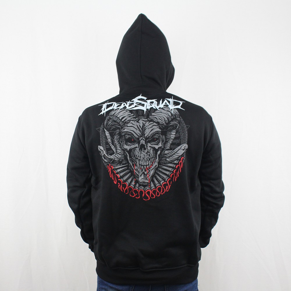 JAKET HOODIE MUSIK DEADSQUAD M L XL XXL 04 - JAKET DEADSQUAD METAL - JAKET UNDERGROUND DEADSQUAD