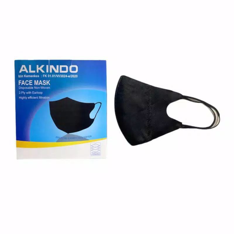 ECER MASKER ALKINDO DUCKBILL FACE MASK Hitam