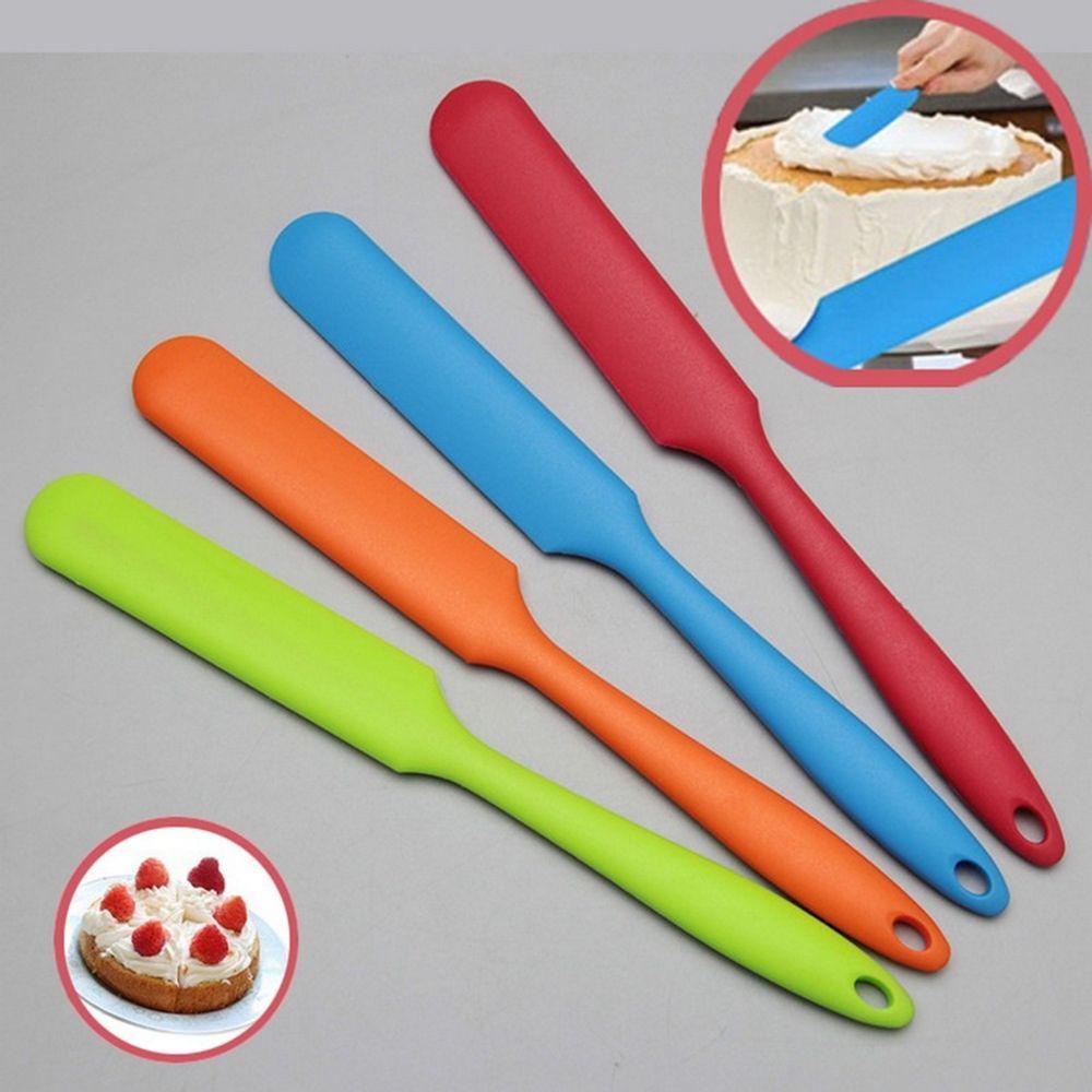 Solighter Spatula Silikon Alat Kue Kering Masak Pisau Kupas Baking Scraper