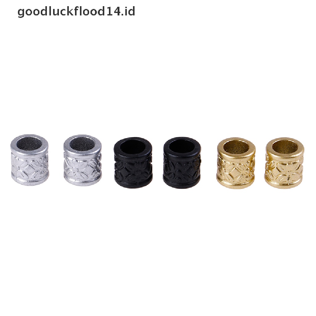 [OOID] 10pcs/pack Dreadlock Hair Braid Ring Beads Dreadlocks Cuff Clip Hair Accessories ID