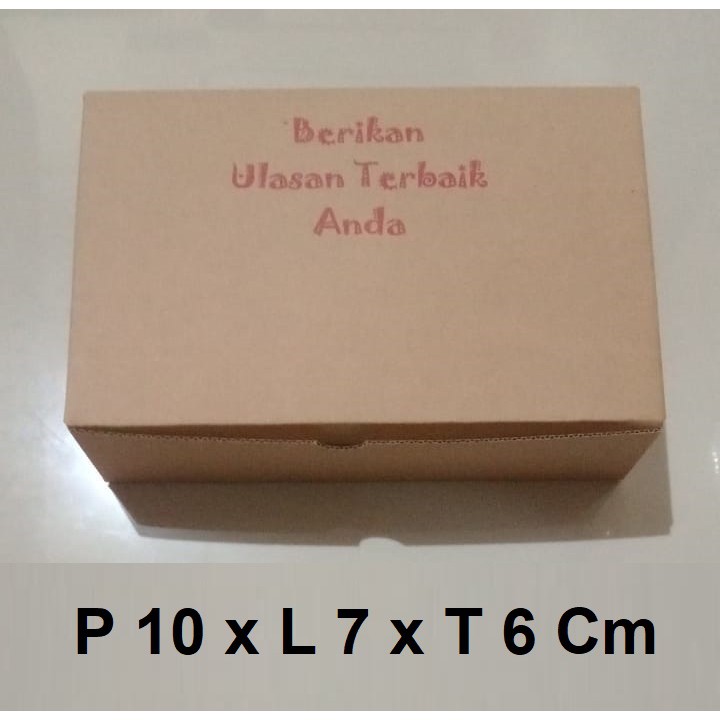 

ORI MIN ORDER 50 PCS - KOTAK BOX PACKING TANPA ISOLASI STAPLES SIZE P 10 x L 7 x T 6 Cm