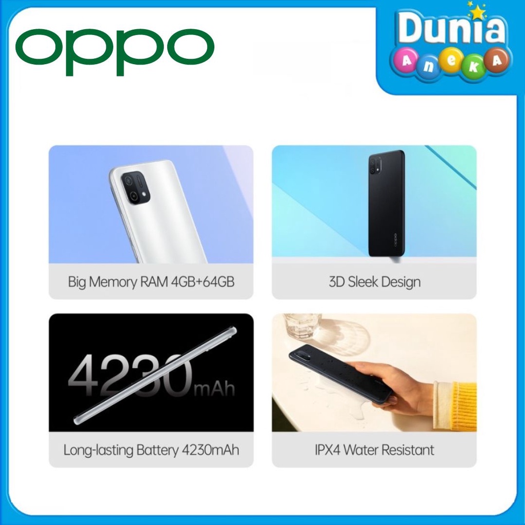 OPPO A16K 4GB/64GB SMARTPHONE - GARANSI RESMI OPPO