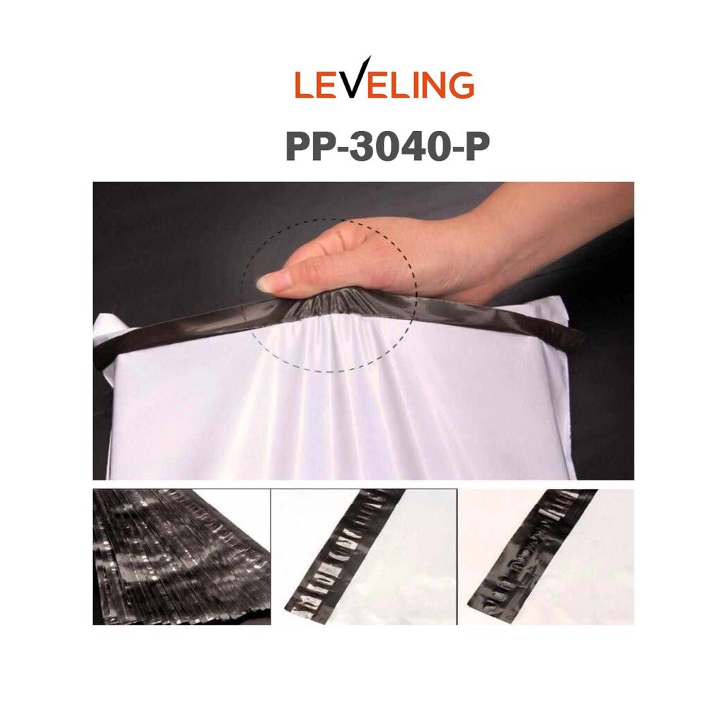 KINGSMAN - Plastik Olshop Polymailer 30x40 banyak ukuran Kantong Plastik Packing Tanpa Lakban Simple - PP-3040-P