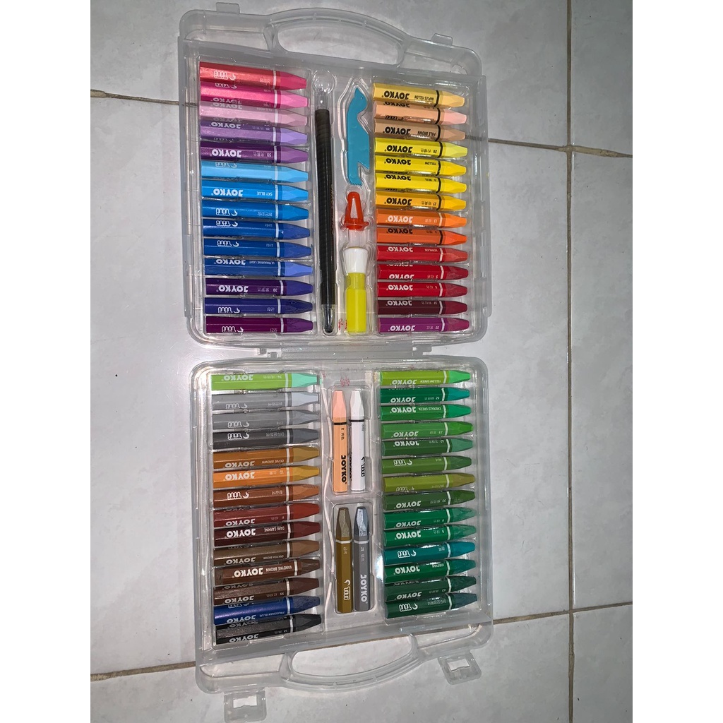Jual Crayon Joyko / Titi isi 55 Warna Crayon Shopee Indonesia