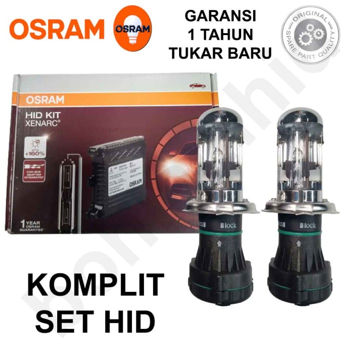 LAMPU HID MOBIL OSRAM XENARC H4 6000K (Osram Genuine)