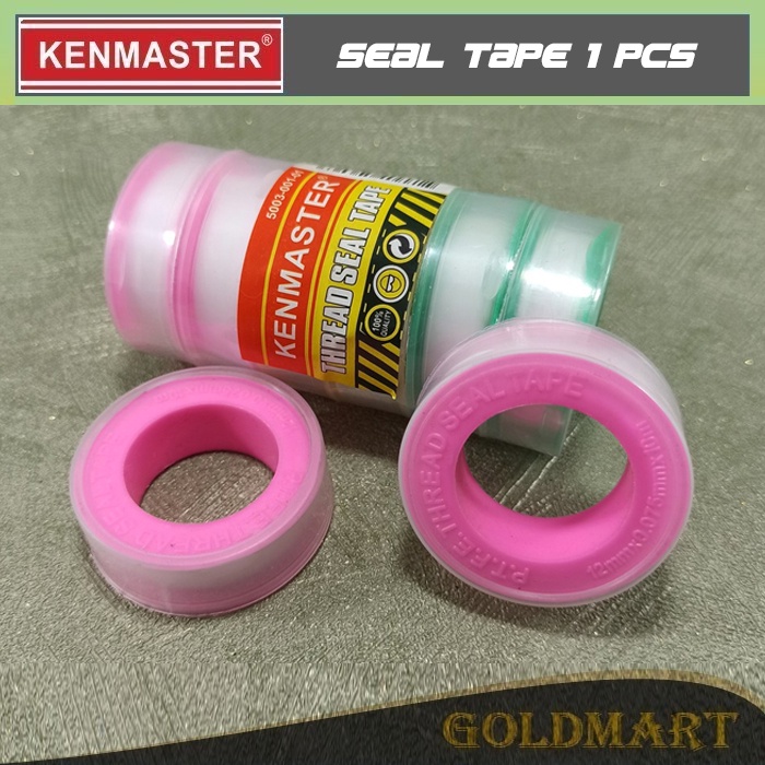 Seal Tape Kenmaster 10 meter Selotip Pipa isolasi kran air