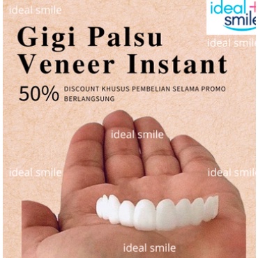 ✔️FRESH✔️Terlaris IDEAL SMILE GIGI PALSU ATAS BAWAH GIGI PALSU INSTAN LEPAS PASANG VENEER GIGI