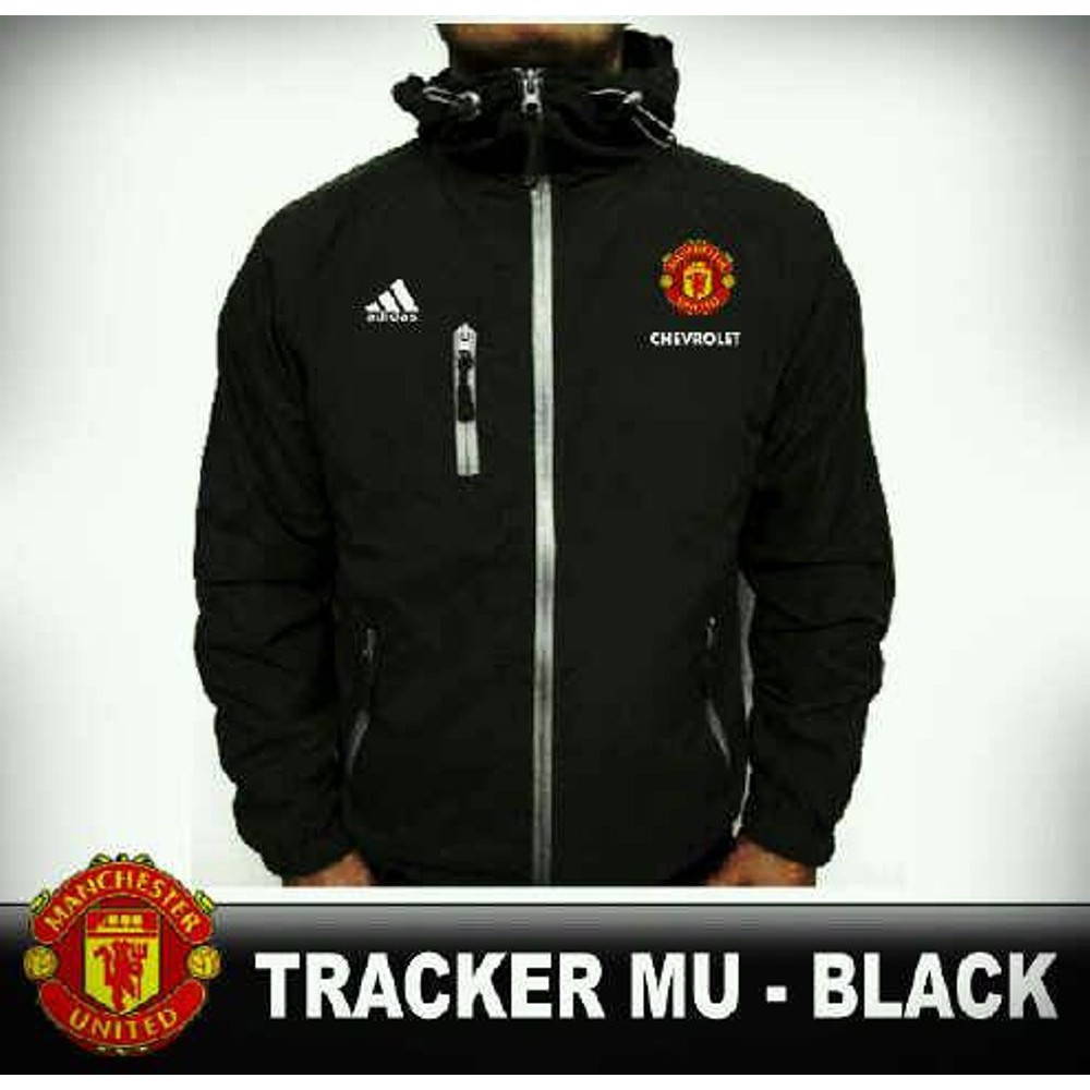 LIMITED  JAKET TRACKER MU HITAM PREMIUM