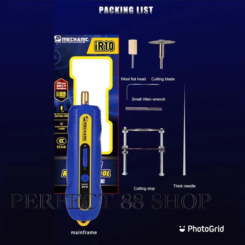 ALAT PEMBERSIH LEM OCA ELEKTRIK - OCA GLUE REMOVER TOOL 5IN1 MECHANIC IR10 IR10 PRO