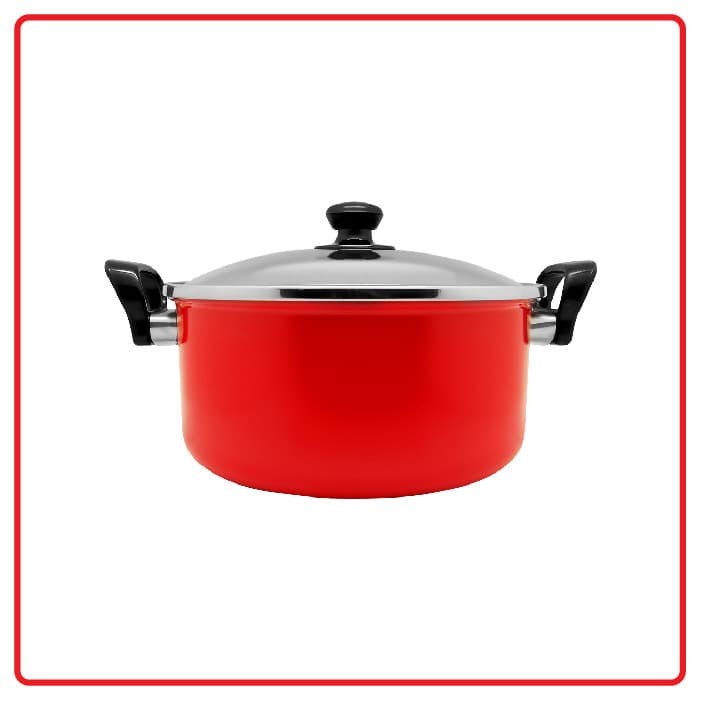 Maspion Panci Dutch Oven Pegangan Ebonit 20 Cm - Panci Antilengket