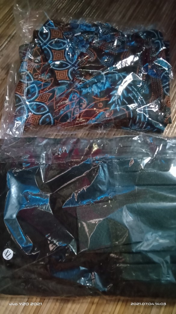 Bswart Batik Hrb026 Kenongo Hem Panjang Kawong Pekalongan M L Xl Batik Pria Murah Modern Alkhalis