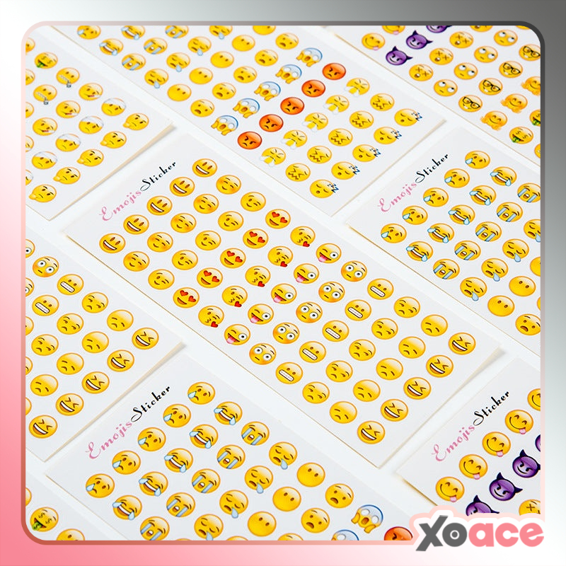 

Stiker Emoji Ekpresi Kartun Emoticon 12 lembar DCA0579