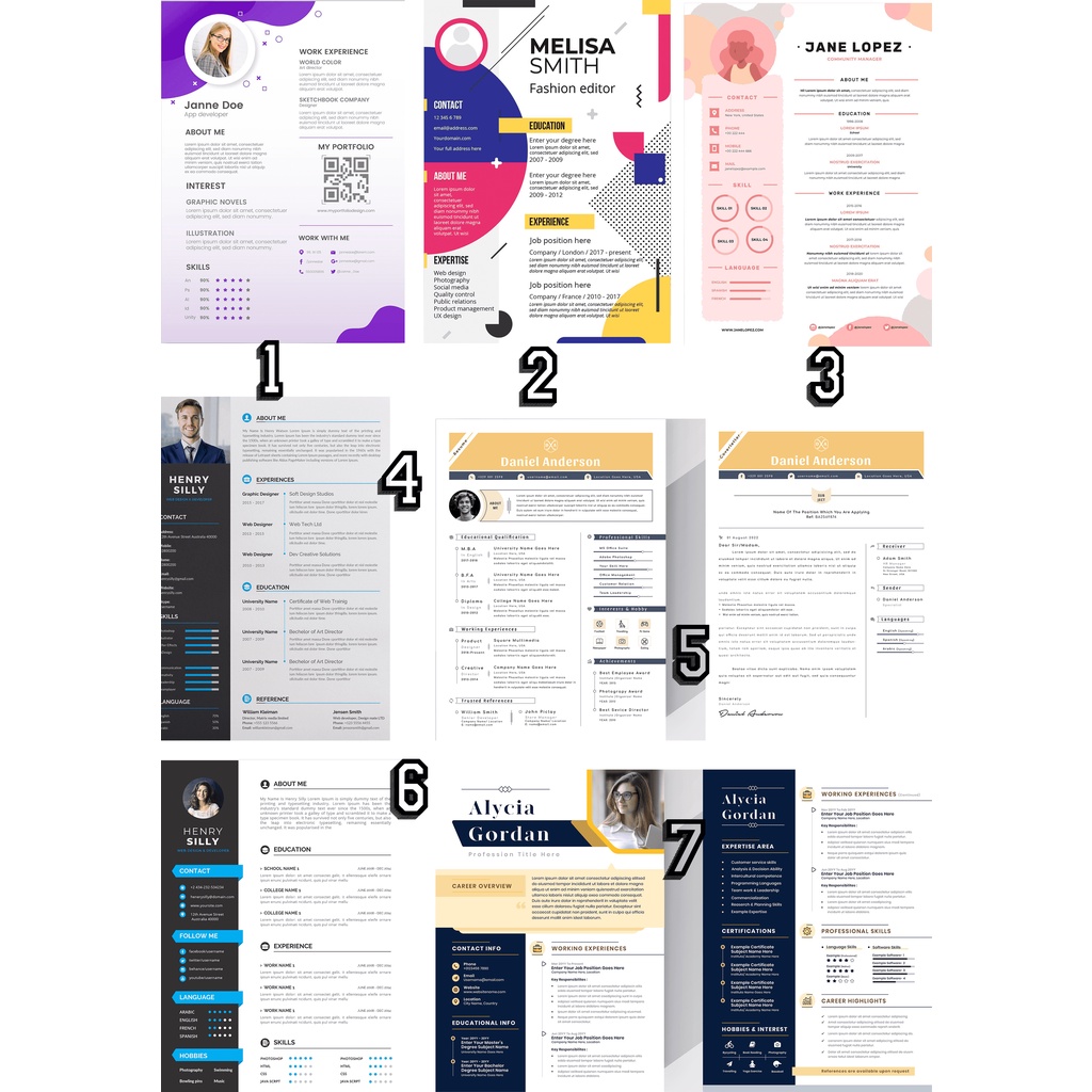 

Design dan Template CV (Curiculume Vitae) Professional dan Menarik