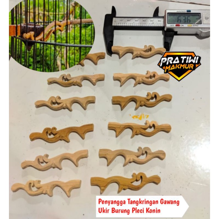 Penyangga Tangkringan Gawang Burung Konin Kaki Gawang Tangkringan Burung