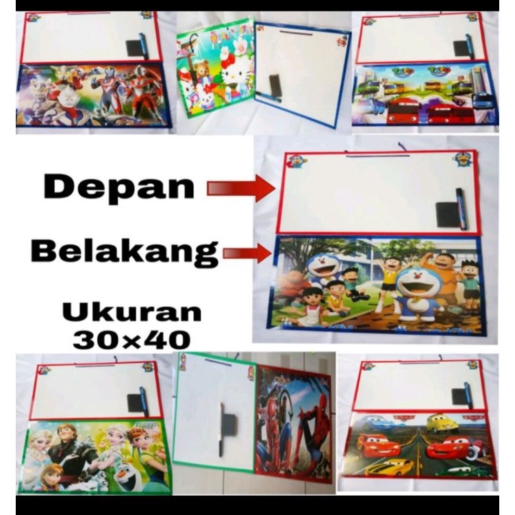 

Papan Tulis Anak 30*40Cm / whiteboard