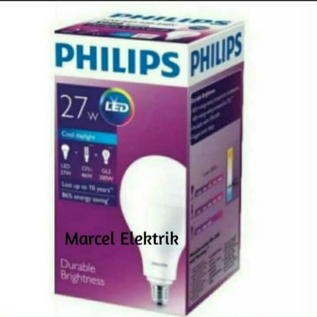 Lampu LED philips 27 watt sinar putih